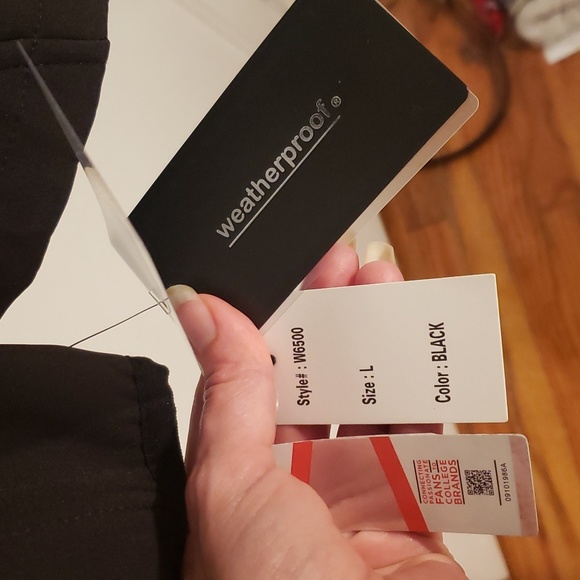 University of Kansas Rain Jacket NWT, Size L - Picture 5 of 9